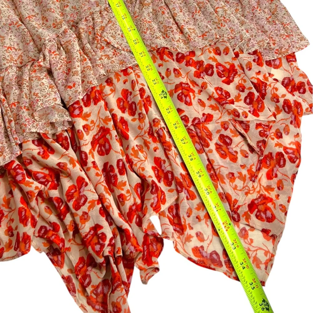 Free People Zuma Drippy Ruffle Skirt